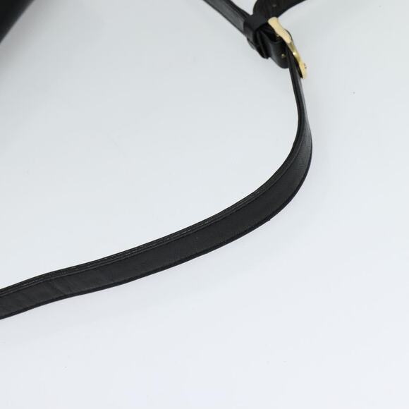 DIOR Shoulder Bag Leather Black Gold - Picture 7 of 16